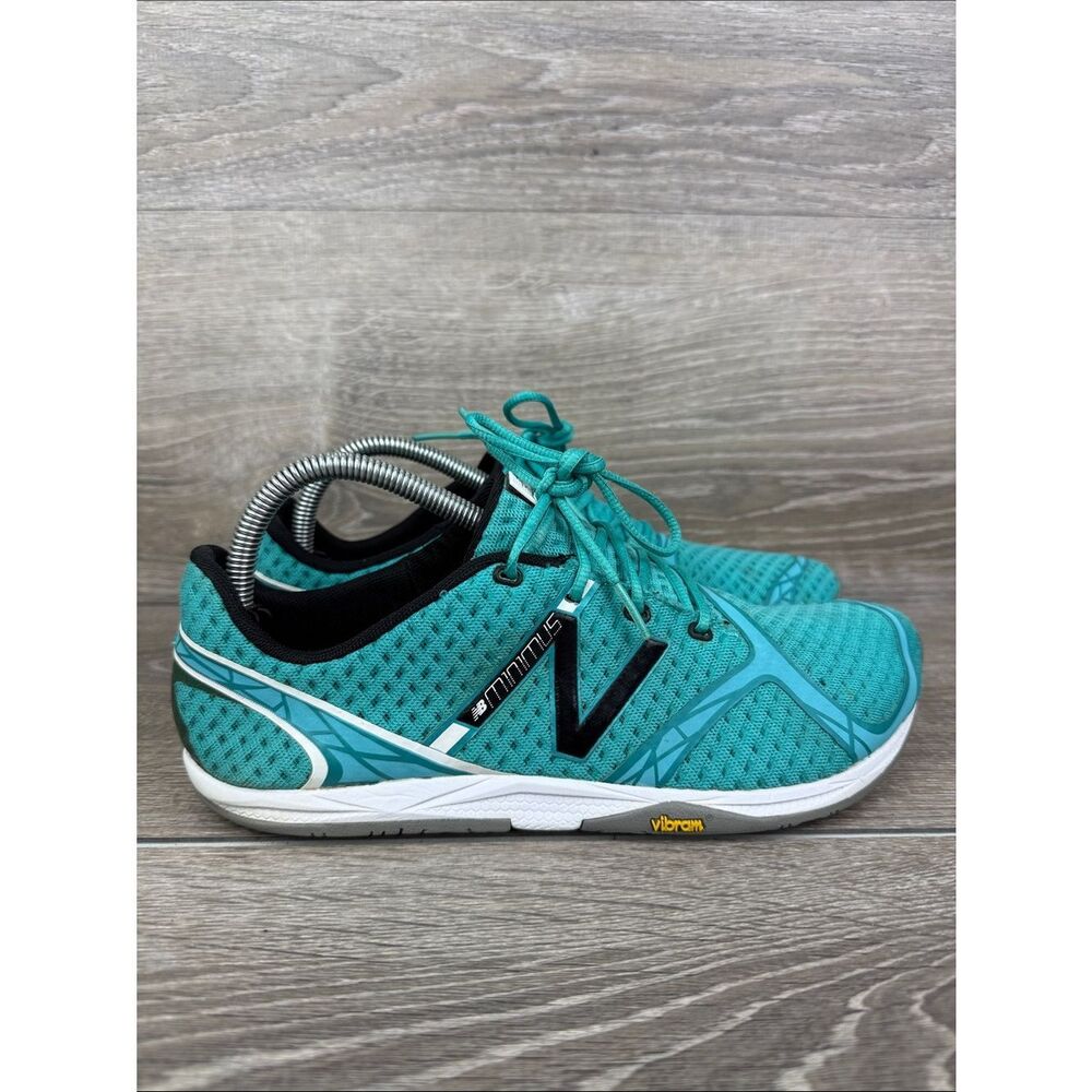New Balance Minimus Women’s Sz 9B Ceramic Teal Black Vibram Minimalist Sneakers